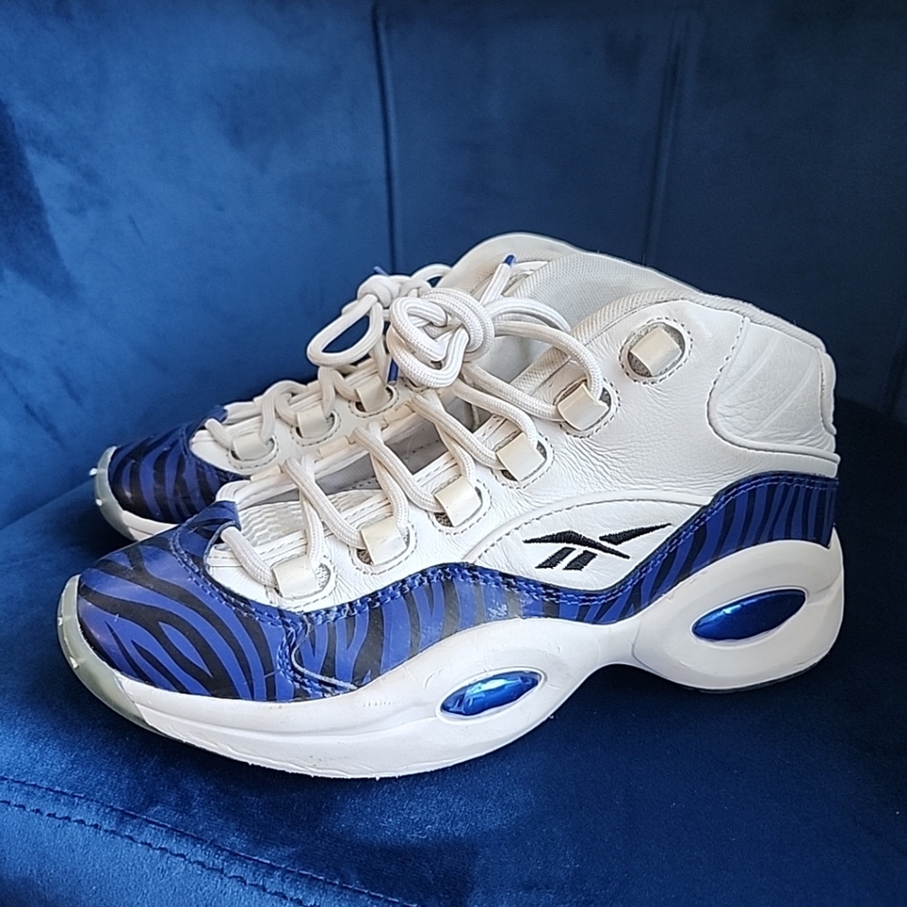 Reebok Question Mid x Panini (Sz 5.5y) GS White Junior Iverson Answer HQ1103